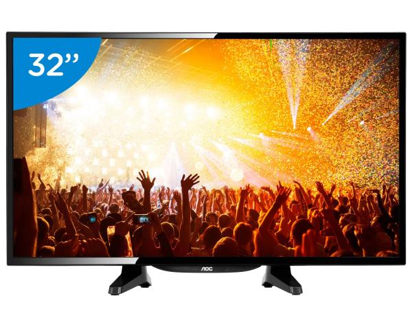 TV LED 32” AOC LE32H146120 - Conversor Digital 2 HDMI 1 USB