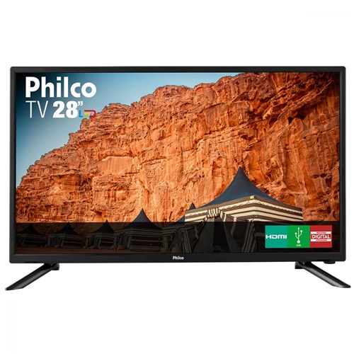 TV LED HD 28" HDMI/USB Philco Bivolt PH28N91D
