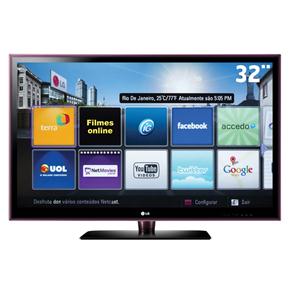TV 32" LED LG Infinita Live Bordeless 32LE5500 Full HD C/ Conexão à Internet*, Entradas HDMI e USB, Conversor Digital e Bluetooth - 120Hz