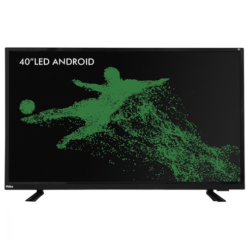 TV LED Philco 40" Android Preta Bivolt PH40E60DSGWA
