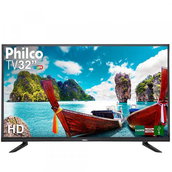 TV LED 32" Philco HD Conversor Digital PTV32B51D HDMI USBb