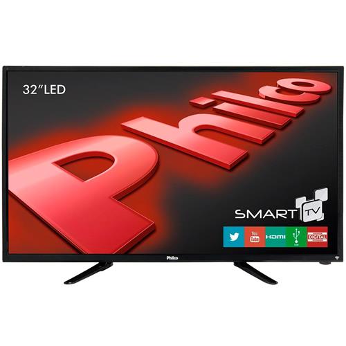 TV LED 32" Philco PH32B51DSGW HD com Conversor Digital e Função Smart 2 HDMI 1 USB