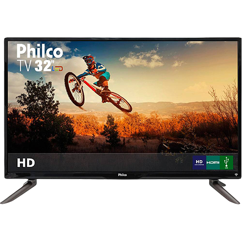 TV 32" LED Philco PH32C10DG HD com Conversor Digital 3 HDMI 1 USB