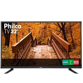 TV LED Philco 32" Preta Bivolt PTV32D12D