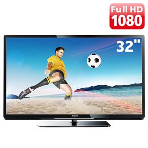TV 32" LED Philips Série 4000 32PFL4017G Full HD com Smart TV com Entradas HDMI e USB e Conversor Digital