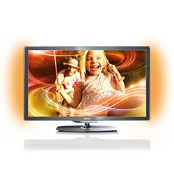 TV 32" LED Smart TV Full HD - 32PFL7606D/78 - Ambilight Spectra 2, DLNA, Online TV, 120Hz com Perfect Motion Rate* de 480Hz, Conversor Digital Integrado Interativo (DTVi), Wi-Fi Ready, Entrada PC, Entrada USB e 4 Entradas HDMI C/ EasyLink - Philips