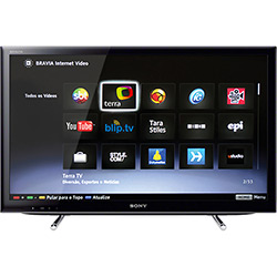 TV LED 32" Sony KDL-32EX655 Full HD - 4 HDMI 2 USB DTV 120Hz