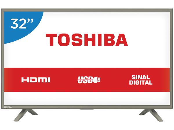Tudo sobre 'TV LED 32” Toshiba 32L1800 Conversor Digital - 3 HDMI 1 USB DTV'
