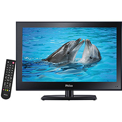 TV Monitor 19'' LED Philco Preto com Conexões HDMI e USB - Ph19D20Dm