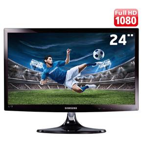 TV Monitor 24" LED Samsung LT24B350 Full HD com Conversor Digital, Entradas HDMI e USB - Rose Black