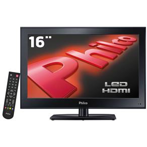 TV Monitor LED 16" Philco PH16D20DM com Entrada HDMI e Entrada USB