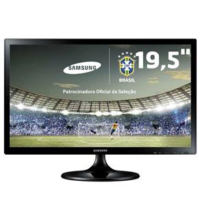 TV Monitor LED 19.5" HD Samsung LT20C310LBMZD com Função Futebol, Connect Share Movie e Conversor Digital