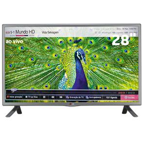 TV Monitor LED 28” HD LG 28LB700B com Conversor Digital, Time Machine Ready, Modo Torcida, Entradas HDMI e USB