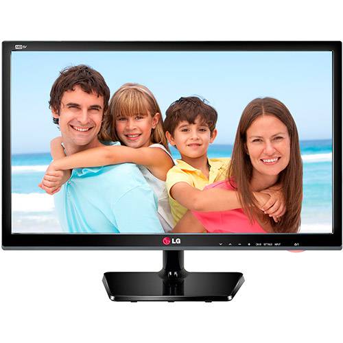 TV Monitor LED 22 LG 22MA33N - Conexões HDMI e USB e Entrada para PC