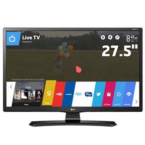TV Monitor Smart LED 27,5" HD LG 28MT49S-PS com Wi-Fi, WebOS, Conversor Digital Integrado, Screen Share, Cinema Mode, HDMI e USB