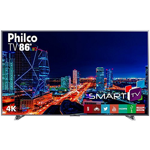 TV Philco 86" LED 4K PTV86E30DSWNT Bivolt