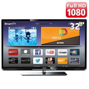 Tudo sobre 'TV 32” Philips LED 32PFL5007G/78 Full HD com Smart TV com Entradas HDMI e USB e Conversor Digital Integrado'