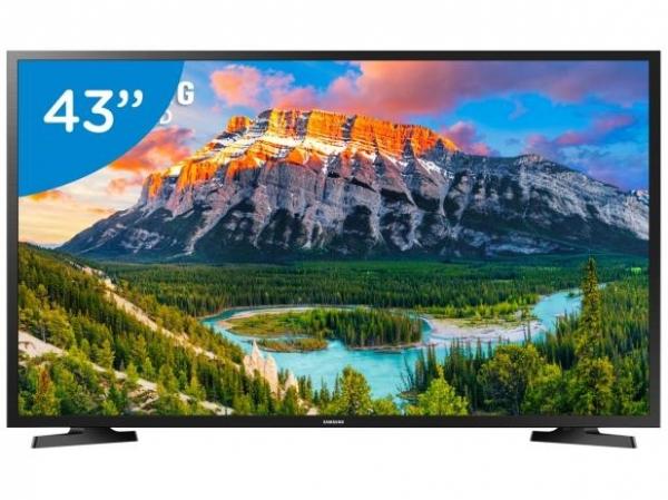 Tv Samsung Un43j5290 - Tv Led 43" Smart Tv Wide Full Hd 2hdmi/Usb Preto