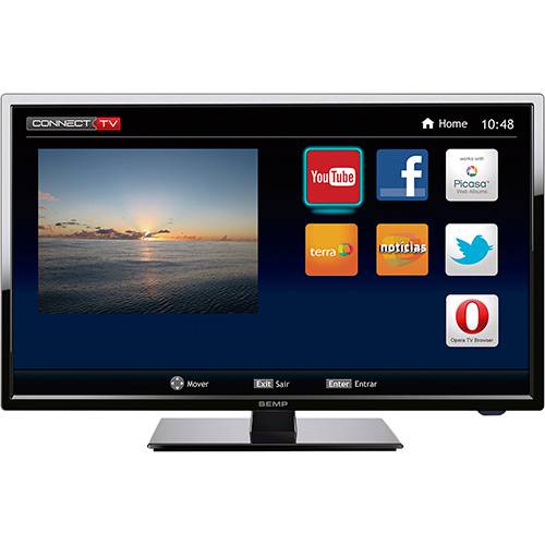TV Smart 24'' Semp Toshiba TCL LE2446 Full HD 1 HDMI 1USB