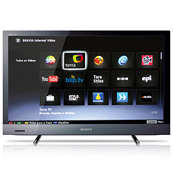 TV Sony Bravia 40", LED Full HD, KDL-40EX525, 4 Entradas HDMI, USB, DTVi, DLNA, 60Hz