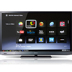TV Sony Bravia 46" LED Smart TV Full HD, KDL- 46EX525, 4 Entradas HDMI, 2 USB, DTVi, 60Hz
