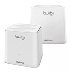TWIBI GIGA Sistema Wi-Fi Mesh Intelbras Pack 2 Unidades