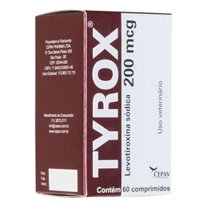 Tyrox 200mcg - Repositor Hormonal - 60 Comprimidos