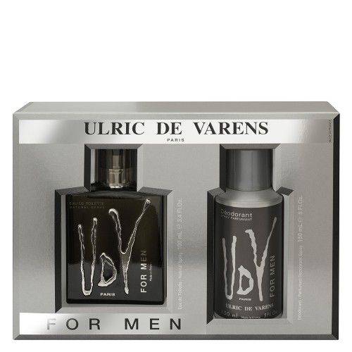 Tudo sobre 'Ulric de Varens Kit- Perfume Udv For Men Edt 100ml Desodorante 150ml Masculino'