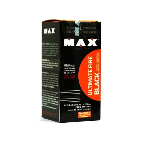 Ultimate Fire Black 60caps - Max Titanium