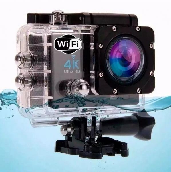 Câmera Action Cam 4k Touch Screen Wifi 1080p - Importado