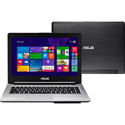 Ultrabook Asus Intel Core I5 8GB 500GB 24GB SSD Tela 14" Windows 8