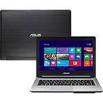 Ultrabook Asus S46CA Intel Core I7 6GB 1TB 24GB SSD Tela LED 14" Windows 8 - Preto