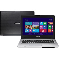 Ultrabook Asus S46CA-WX159H Intel Core I5 8GB 1TB 24GB SSD LED 14" - Preto
