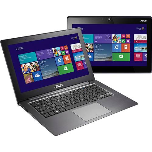 Ultrabook 2 em 1 Asus Taichi com Intel Core I5 4GB 256GB SSD LED 13,3" Touchscreen Windows 8