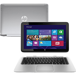 Ultrabook 2 em 1 HP Split X2-13 com Intel Core I5 4GB 500GB Tela LED 13.3" Windows 8.1 Pro - Prata