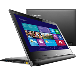 Ultrabook 2 em 1 Lenovo Flex com Intel Core I3 4GB 500GB 8GB SSD Tela LED HD 14" Touchscreen Windows 8