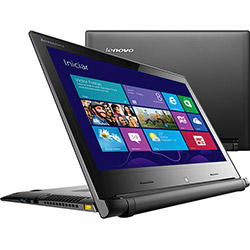 Ultrabook 2 em 1 Lenovo Flex com Intel Core I5 4GB 500GB 8GB SSD Tela LED HD 14" Touchscreen Windows 8