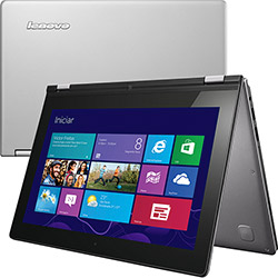 Ultrabook 2 em 1 Lenovo Yoga 11 com Intel Core I5 8GB 128GB SSD LED HD 11,6" Touchscreen Windows 8