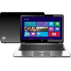 Ultrabook HP Envy 4-1150br com Intel Core I5 4GB 500GB + 32GB SSD LED 14'' Windows 8