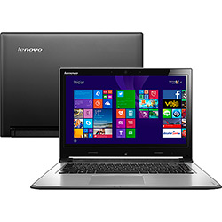 Ultrabook Lenovo 2 em 1 Flex 14-80C4000DBr Intel Core 4 I7 8GB 500GB 8GB SSD LED HD 14 Polegadas Touch Windows 8.1