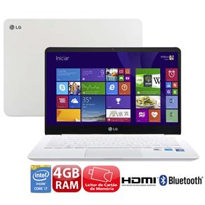 Ultrabook LG 13Z940-G.BK71P1 com Intel® Core™ I7-4500U, 4GB, 128GB SSD, Leitor de Cartões, HDMI, Wireless, Bluetooth, Webcam, LED 13.3" e Windows