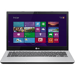 Ultrabook LG U460-G.BG32P1 com Intel Core I3 4GB 500GB + 32GB SSD LED HD 14" Windows 8