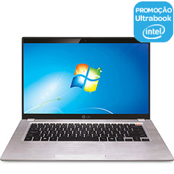 Ultrabook LG Z430 com Intel Core I5 4GB 320GB + 32GB SSD LED 14'' Windows 7 Home Premium