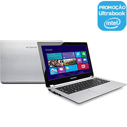 Ultrabook Megaware Horus com Intel Core I3 4GB 320GB + 32GB SSD LED 14" Windows 8