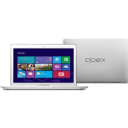 Ultrabook Qbex com Intel Core I5 4GB 320GB + 32GB SSD LED 14" Windows 8