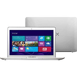 Ultrabook Qbex com Intel Core I5 8GB 500GB + 32GB SSD LED 14" Windows 8