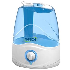 Umidificador G-Tech Ultrassônico Allergy Free Filter 2 com Desligamento Automático, 15 Horas de Autonomia Bivolt – Azul/Branco