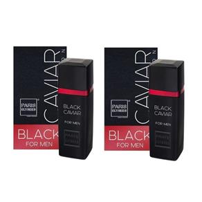 2 Un. Perfume Black Caviar For Men Collection Paris Elysees 100ml