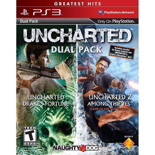 Tudo sobre 'Uncharted Dual Pack (12) Greatest Hits - Ps3'