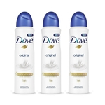 3 Unid Desodorante Original Dove 150ml
